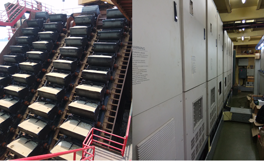 伟创PLC+AC80 产品在采沙船上的应用